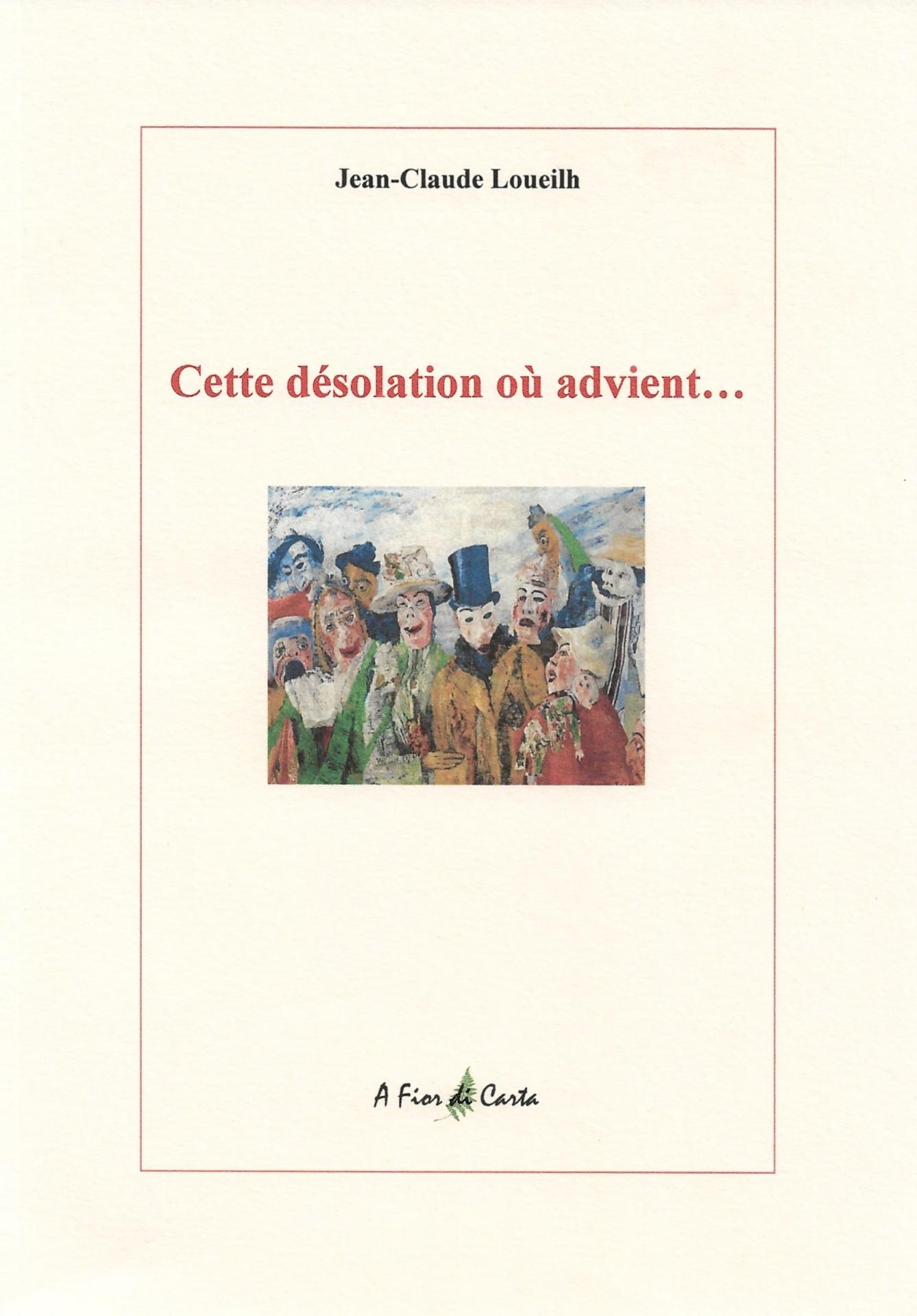 Couv 1ere cette desolation ou advient